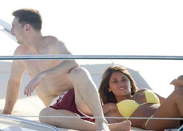 Messi disfruta con Antonella en Capri