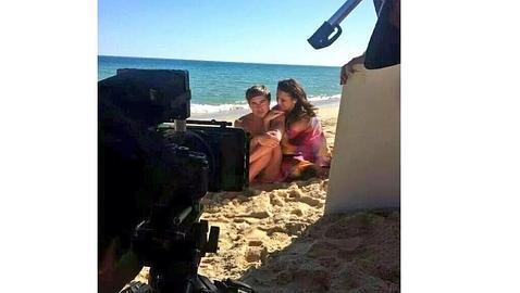 Katia Aveiro y Abraham: juntos... en un videoclip