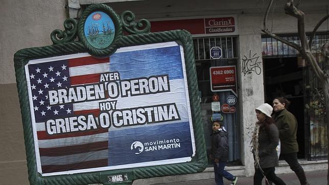 Carteles contra el juez Griesa en Argentina