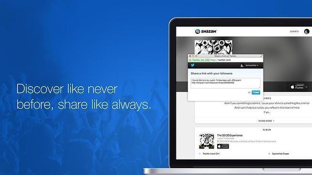 Shazam ahora se puede usar desde el Mac