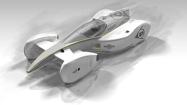 Así será el coche de carreras del futuro