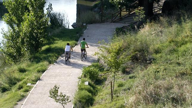 Por la senda ecológica se puede caminar, pasear en bici o practicar footing