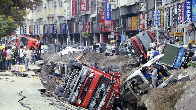 Una explosión de gas en Taiwán deja 25 muertos y más de 150 heridos