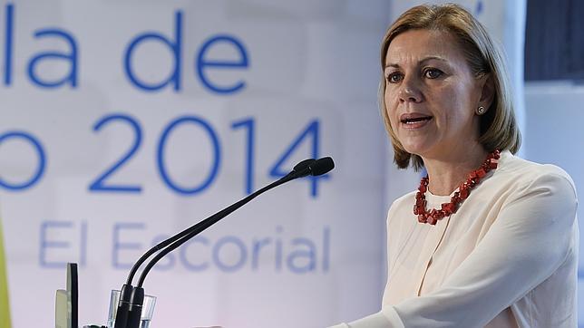 Cospedal ve posible pactar con el PSOE la elección directa de alcaldes