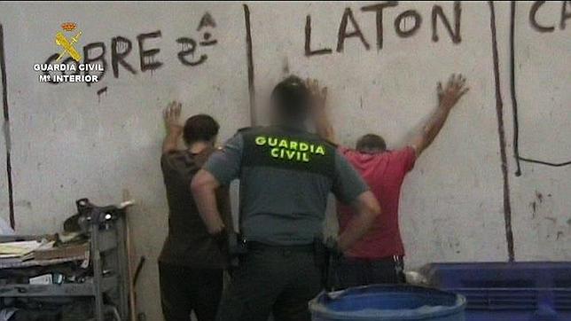 Nueve detenidos por el robo de una tonelada de cable en Madrid