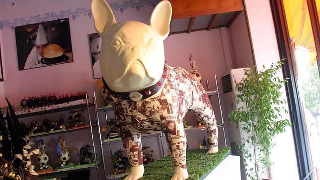 Una de las creaciones de Escribà, en este caso dedicado a Ferran Adrià