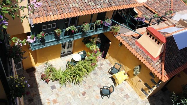 Patio interior del Hotel San Telmo, ubicado en la «Isla Bonita»