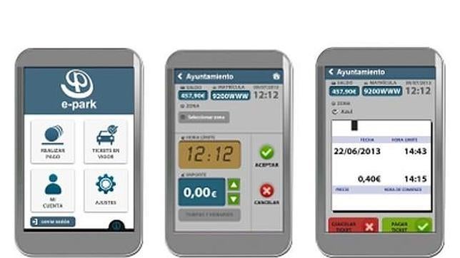 La app e-park es una de las más utilizadas en la zona SER