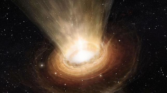Detectan la destrucción de tres estrellas por agujeros negros