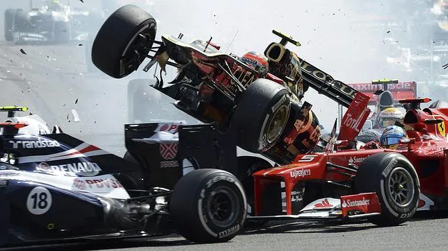 Fernando Alonso rememora su terrible accidente en Spa en 2012