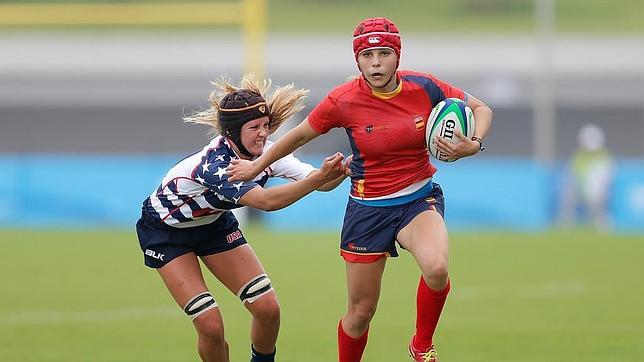 La jugadora de rugby valenciana destaca en los Juegos Olímpicos de la Juventud