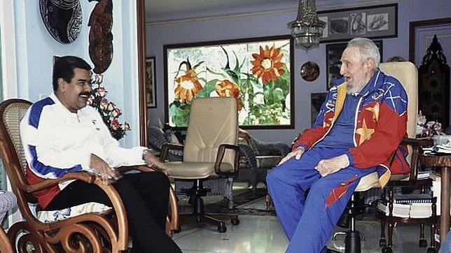 Fidel Castro reaparece después de su 88 cumpleaños en un encuentro con Maduro