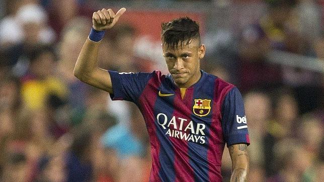 Neymar, lesionado en el tobillo, duda para el debut liguero
