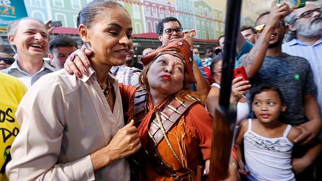 Una encuesta prevé la victoria de Marina Silva sobre Rousseff en segunda vuelta