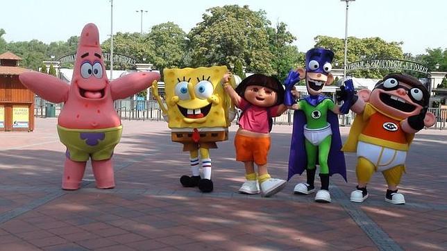 Los personajes de Nickelodeon en el Parque de Atracciones de Madrid