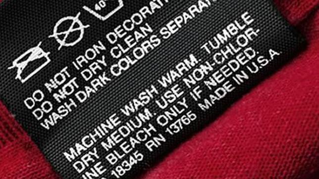 ¿Qué pone en mi etiqueta? Manual para descifrar las instrucciones de lavado