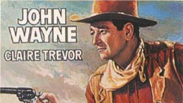 John Wayne protagonizaba el cartel de la película en la versión española
