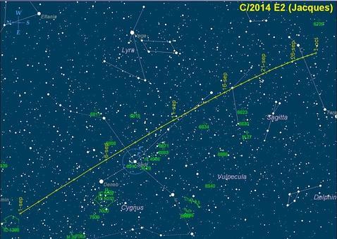 La última oportunidad para ver el cometa Jacques