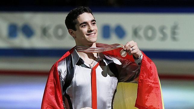 Javier Fernández, oro europeo y bronce mundial en 2013 y 2014, y cuarto en Sochi 2014