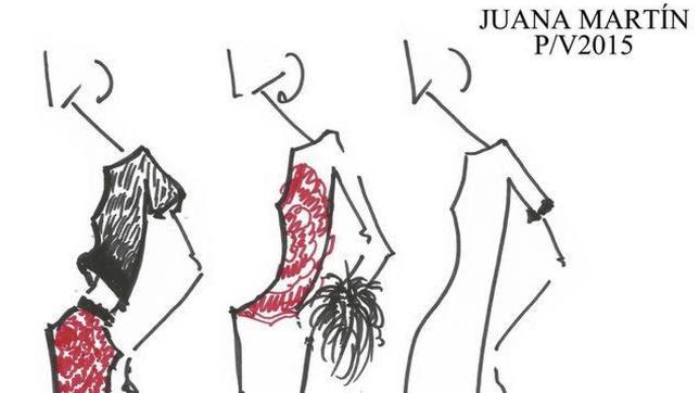 Bocetos de la nueva colección facilitados por Juana Martín