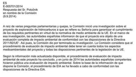 Europa da un respaldo rotundo al estudio ambiental de las prospecciones cerca de Canarias