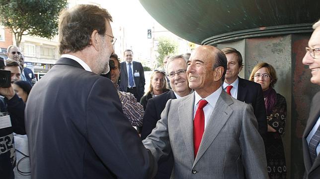 Botín saluda a Rajoy