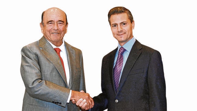 Botín con Enrique Peña Nieto