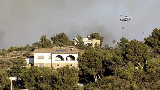 Denia pide que el área calcinada del Montgó se declare «zona catastrófica»