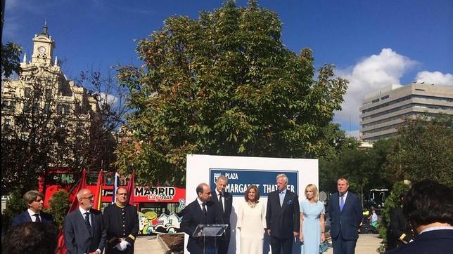 Madrid inaugura la primera plaza fuera del Reino Unido en honor a Margaret Thatcher