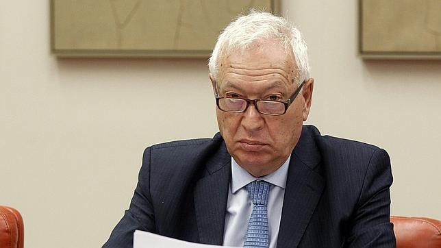 El ministro de Exteriores, José Manuel García-Margallo en el Congreso de los Diputados