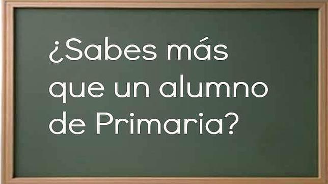 ¿Sabes más de Lengua y Literatura que un alumno de Primaria?