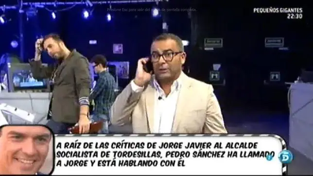 Sánchez, sobre su intervención en «Sálvame»: «Que sea noticia demuestra que la política se ha hecho mal»