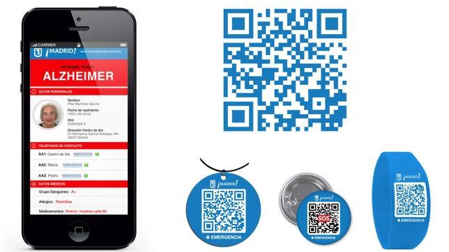 Un código QR para cuidar de los enfermos de alzheimer