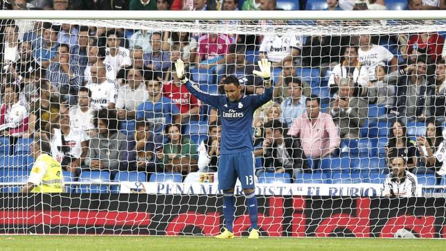 Keylor recibe de penalti su primer gol en partido oficial como portero del Madrid