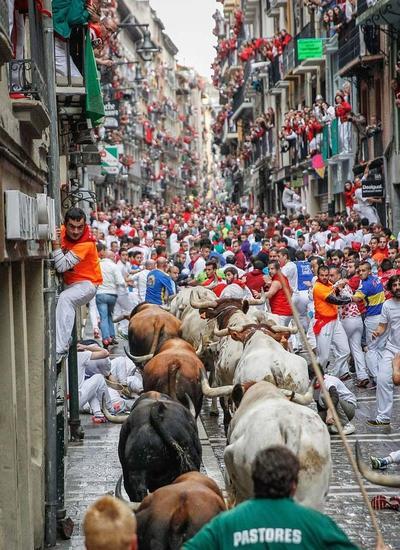 Un yunquerano toma la mejor imagen de San Fermín 2014