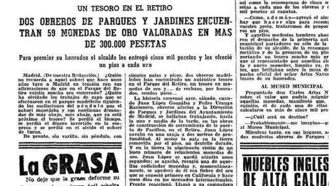 El misterioso tesoro del Retiro que tuvo en jaque a Madrid durante una década