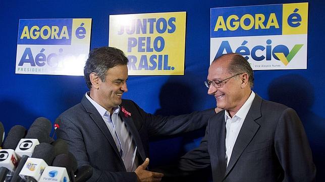 El candidato socialdemócrata agradece los votos de Sao Paulo y dice que Brasil busca el cambio