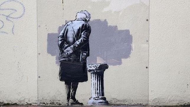 Intentan dañar un mural de Banksy en Inglaterra