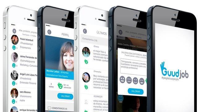 Guudjob, una «app» para buscar trabajos y servicios de profesionales