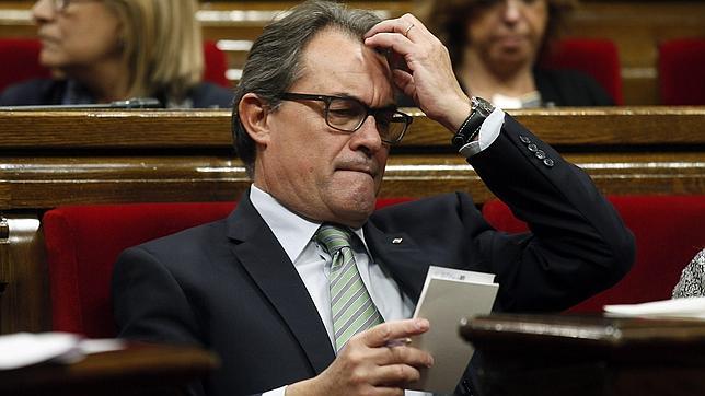 El presidente catalán, Artur Mas