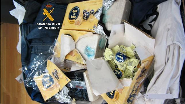 Hallan tres kilos de cocaína ocultos en bombones