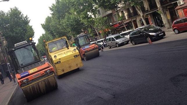 Trabajos de asfaltado este verano en el paseo de las Delicias