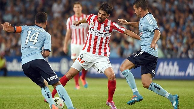 Villa sale a gol por partido en Australia