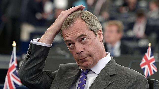 El líder antieuropeo británico Nigel Farage