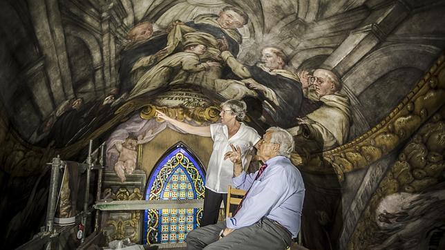 El restaurador de la Capilla Sixtina alaba las obras de la iglesia de San Nicolás