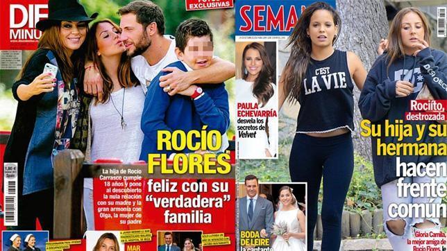 Las revistas de esta semana llevan los problemas de Rocío Carrasco y su hija en sus portadas