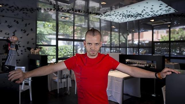 David Muñoz, tres estrellas Michelin, antes de la mudanza de su restaurante Diverxo