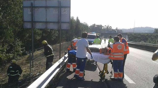 La avioneta sobrevolaba la ría en el momento del accidente