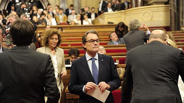 Artur Mas: «Es de cobardes usar el TC para un trabajo que debería ser político»