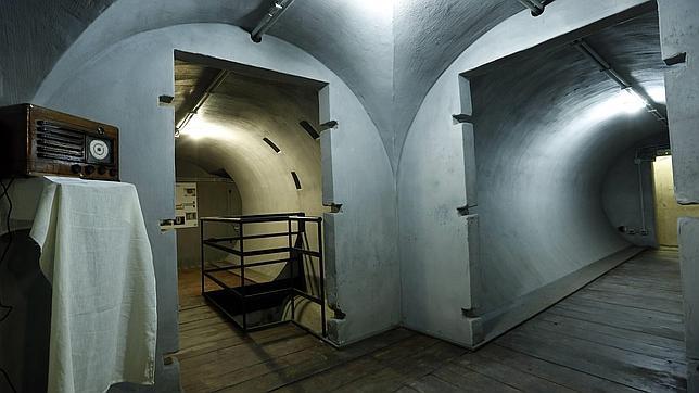 Imagend el interior el búnker de Mussolini